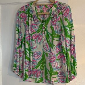 Lilly Pulitzer Floral Women's Top
